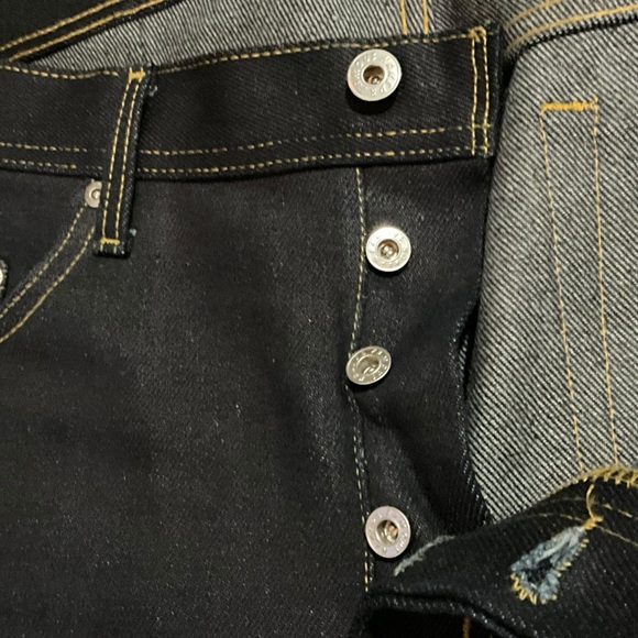 Naked & Famous Raw Elephant XS Weird Guy Unwashed 38x30.5 - Picture 6 of 16